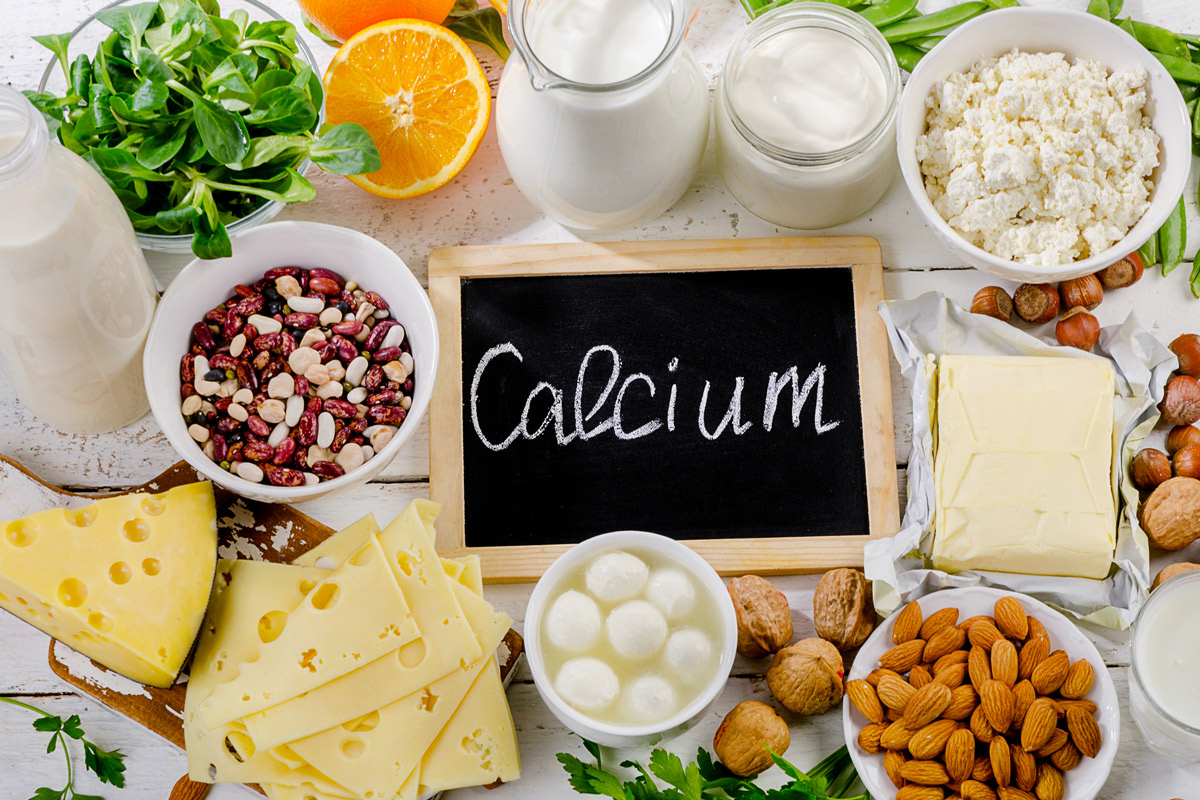 Calcium rich foods.