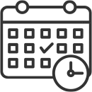 An icon of a calendar.