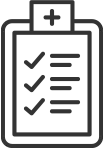A clipboard icon.